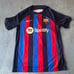 Gavi Jersey FC Barcelona 2022-23 Authentic Nike Soccer Jersey Mens M