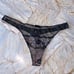 Sexy Little things Gorgeous Thong Embellished Lace Panty Small
