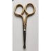 Vintage Gold Tone Safety Scissors Ideal For Sewing & Crafts Projects
