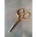 Vintage Gold Tone Safety Scissors Ideal For Sewing & Crafts Projects