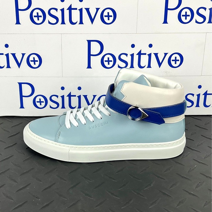 Buscemi Womens 100MM Belt Cielo Leather Sneakers US 7 SAMPLE