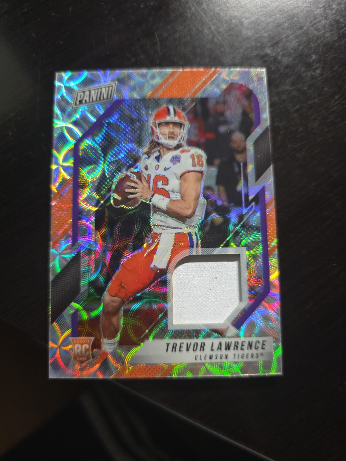 2022 Panini The National VIP -Trevor Lawrence Rookie Patch #15/25 RC