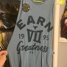 2 Under Armour Project Rock Tank XL Earn Greatness