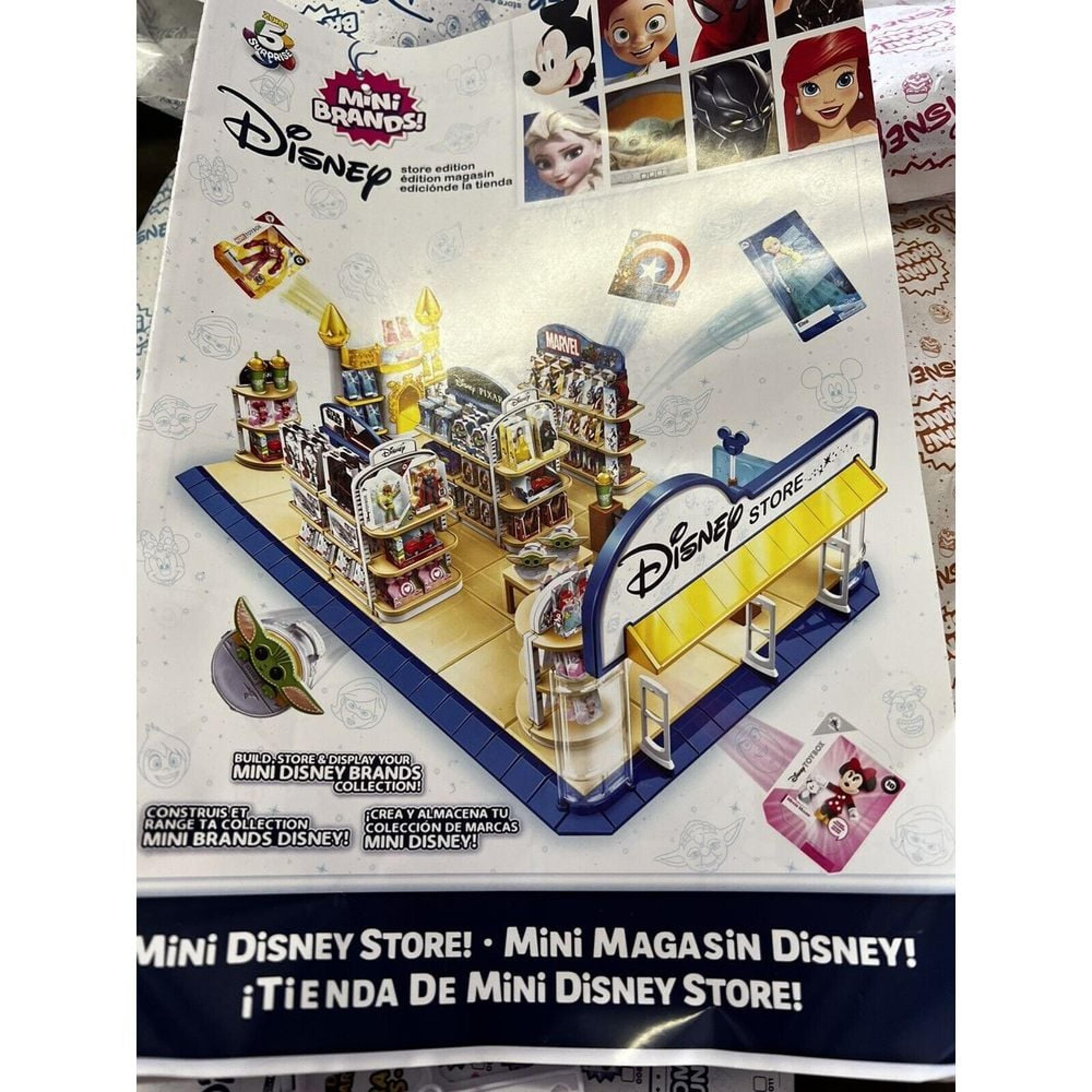 5 Surprise Mini Brands Mini Disney Store Playset by Zuru - Disney Toy Store