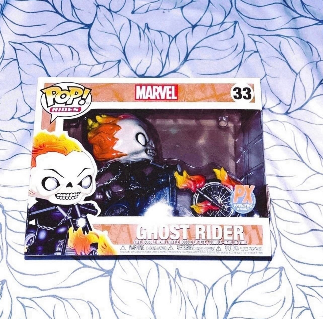 Ghost Rider With Bike Funko Pop! Marvel Comics PX Previews Exclusive #33