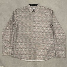 John Lennon Mens Size Large Button Down Long Sleeve Shirt Size L