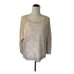Free People Top cream/pink color size S