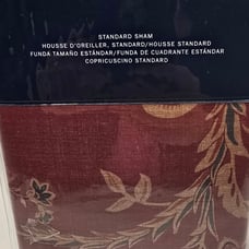 Ralph Lauren INEZ Standard Pillow Sham Red Paisley