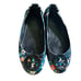 Tory Burch Minnie Travel Blue Floral Ballet Flats 7