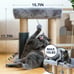 Cat Tree Scratching Cat Bed Toy Wood Scratcher Post Indoor