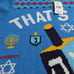 Roebuck & Co. Jewish Holiday Sweater Boy's Medium Blue Knit Pullover