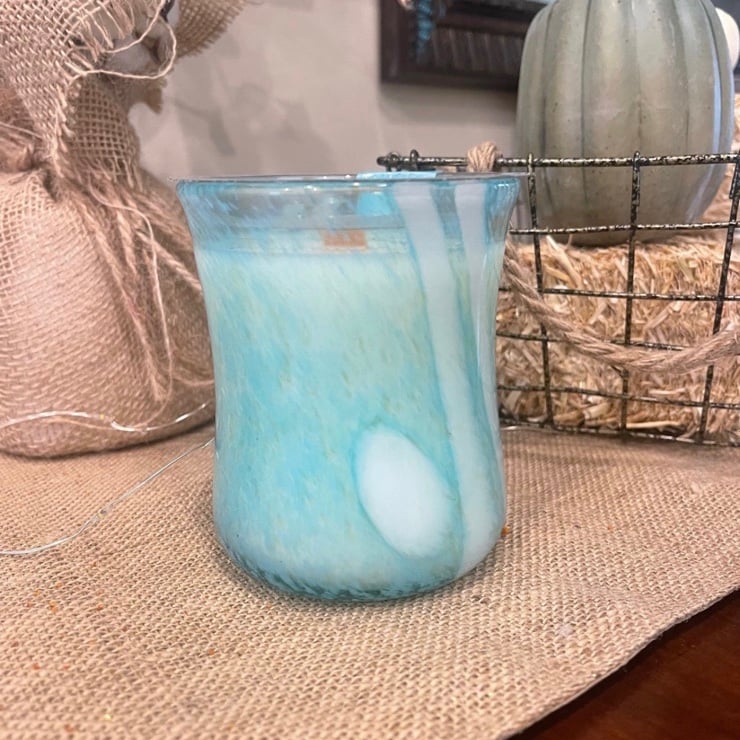 WoodWick Water Mint Fusion Candle NEW Rare & Discontinued