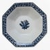 60s Vintage Cream Blue Independence Ironstone Castleton Tulip Octagonal Dish Set