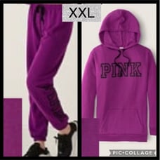 Vs pink classic pant campus pullover