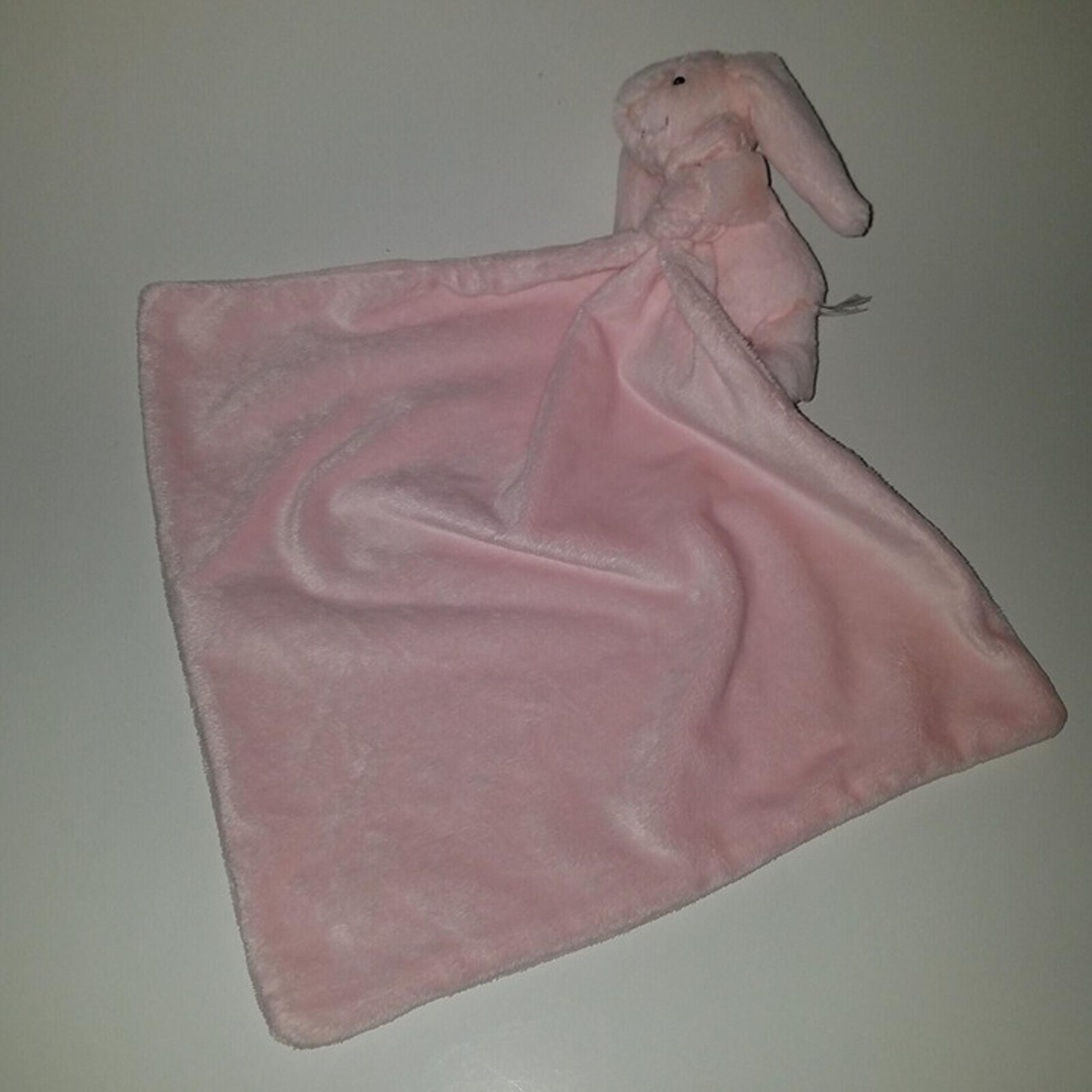 Jellycat Bashful Pink Bunny Rabbit Lovey Plush SOFT Fleece Baby Toy