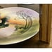 Nippon Hand Painted Plate Barn Ducks crossing scenic 1891-1920 Antique 8.5