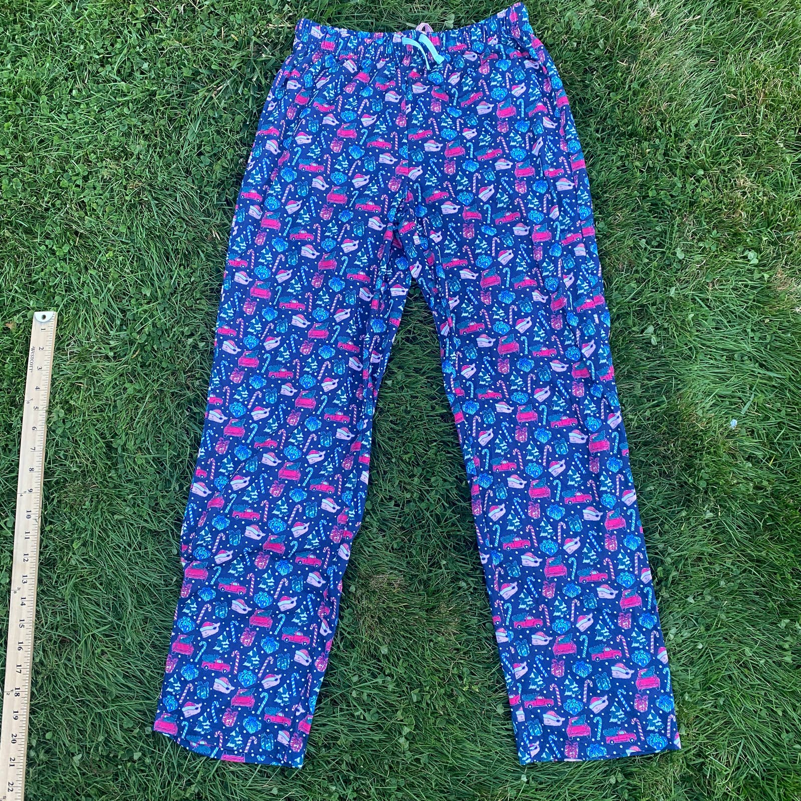 NWT Vineyard Vines Girl's Holiday Print Lounge Pajama Pants(Sz M/ 10-12)