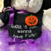 CHANTILLY LANE HALLOWEEN WITCH BEAR PLUSH SINGING LIGHT UP TUTU PBC 15 NWT 1979