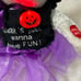 CHANTILLY LANE HALLOWEEN WITCH BEAR PLUSH SINGING LIGHT UP TUTU PBC 15 NWT 1979