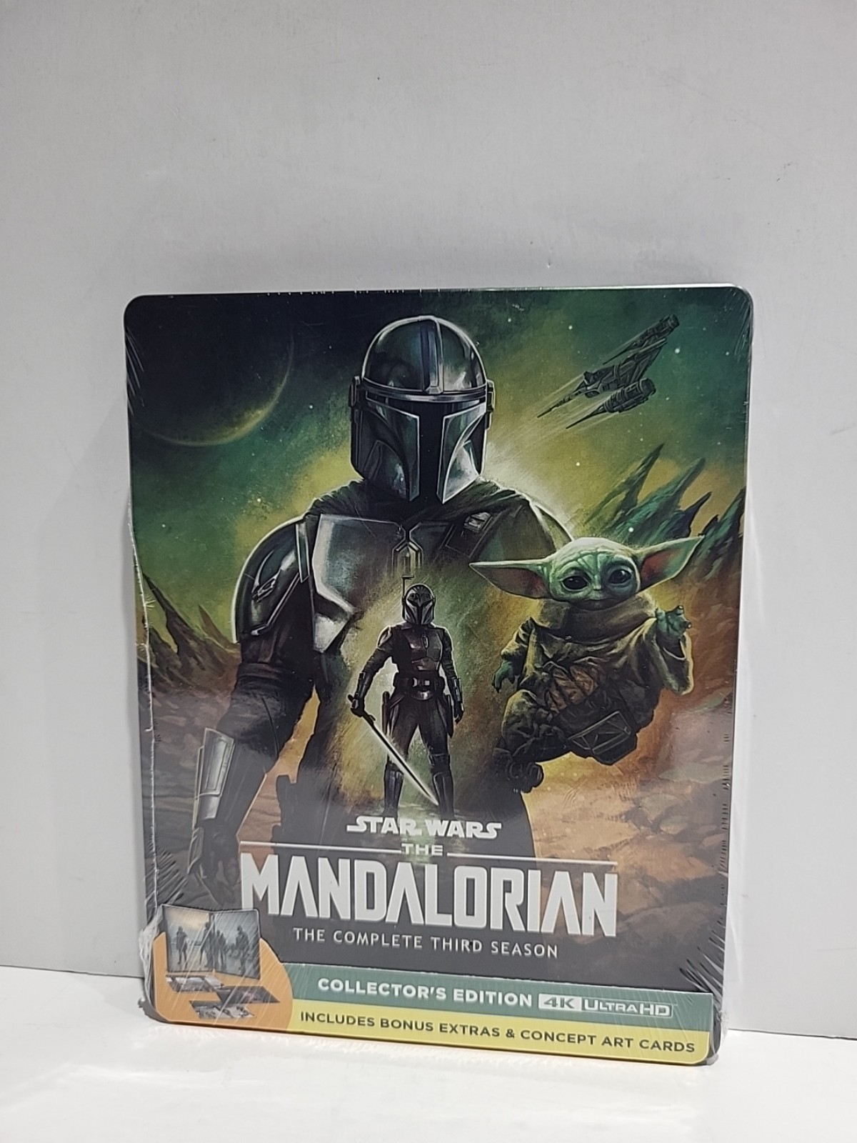 THE MANDALORIAN: Complete 3rd Season STEELBOOK 4K ULTRA HD Factory Sealed. New