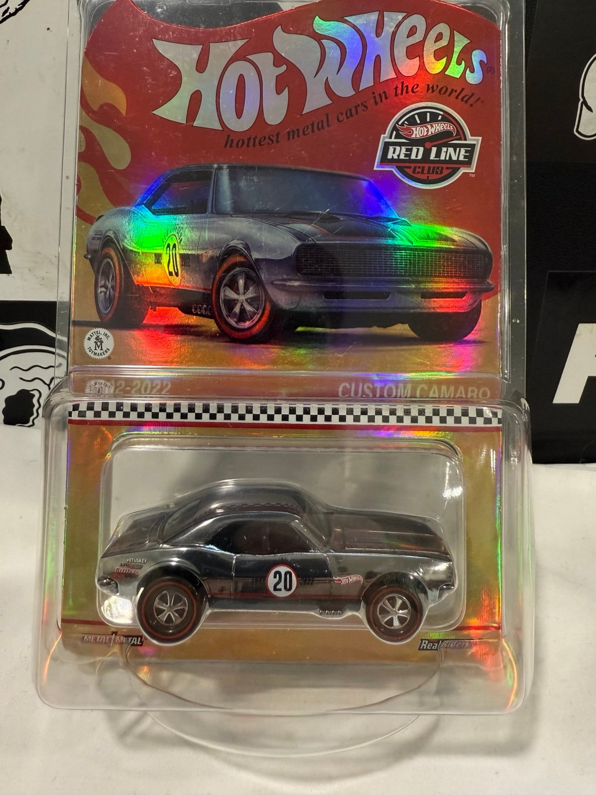 Hot Wheels RLC 20th Anniversary Custom Camaro Holo Foil Chase