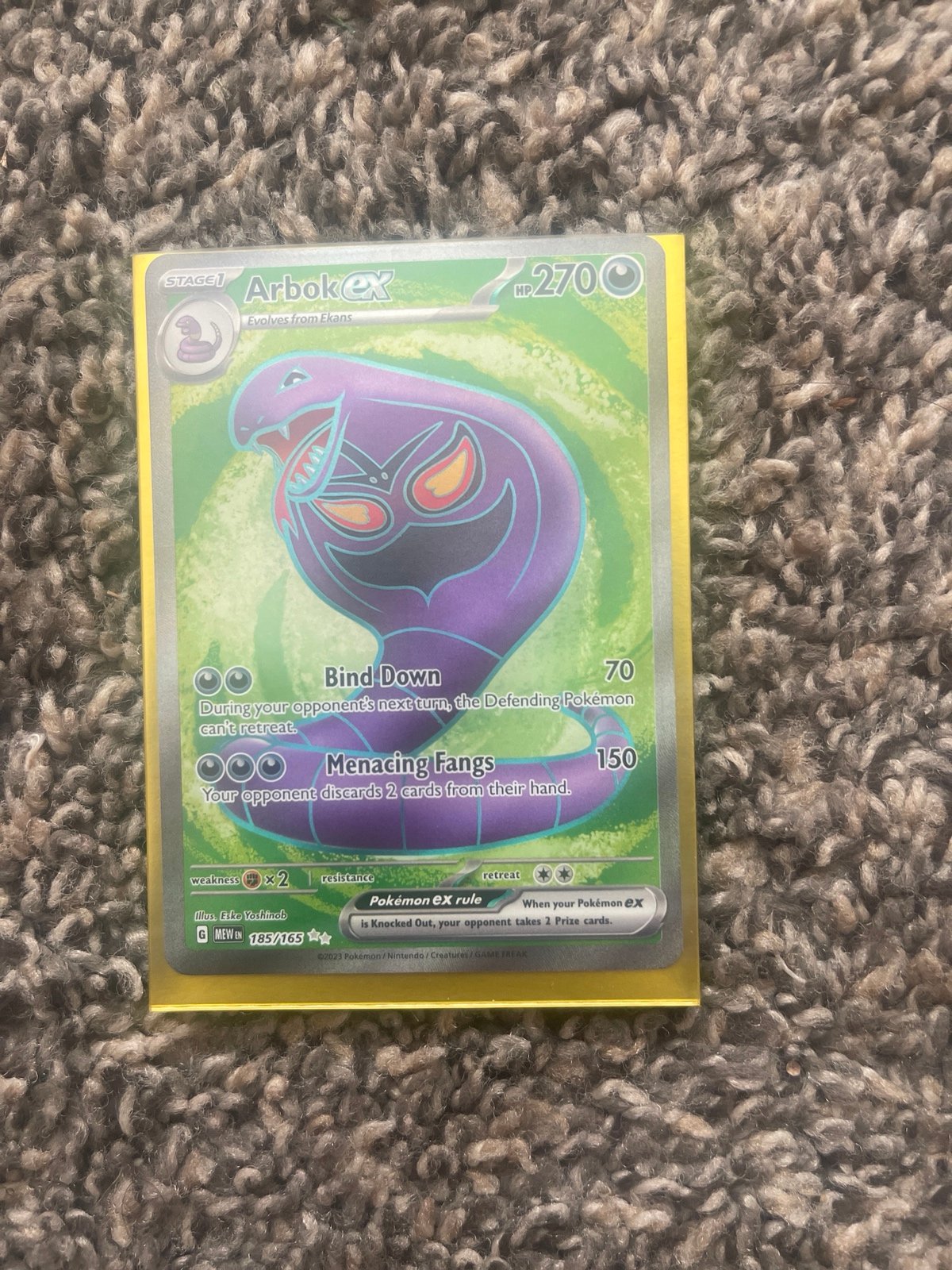 CGC 10 PRISTINE Eevee Ex 126/187 HOLO Terastal Festival