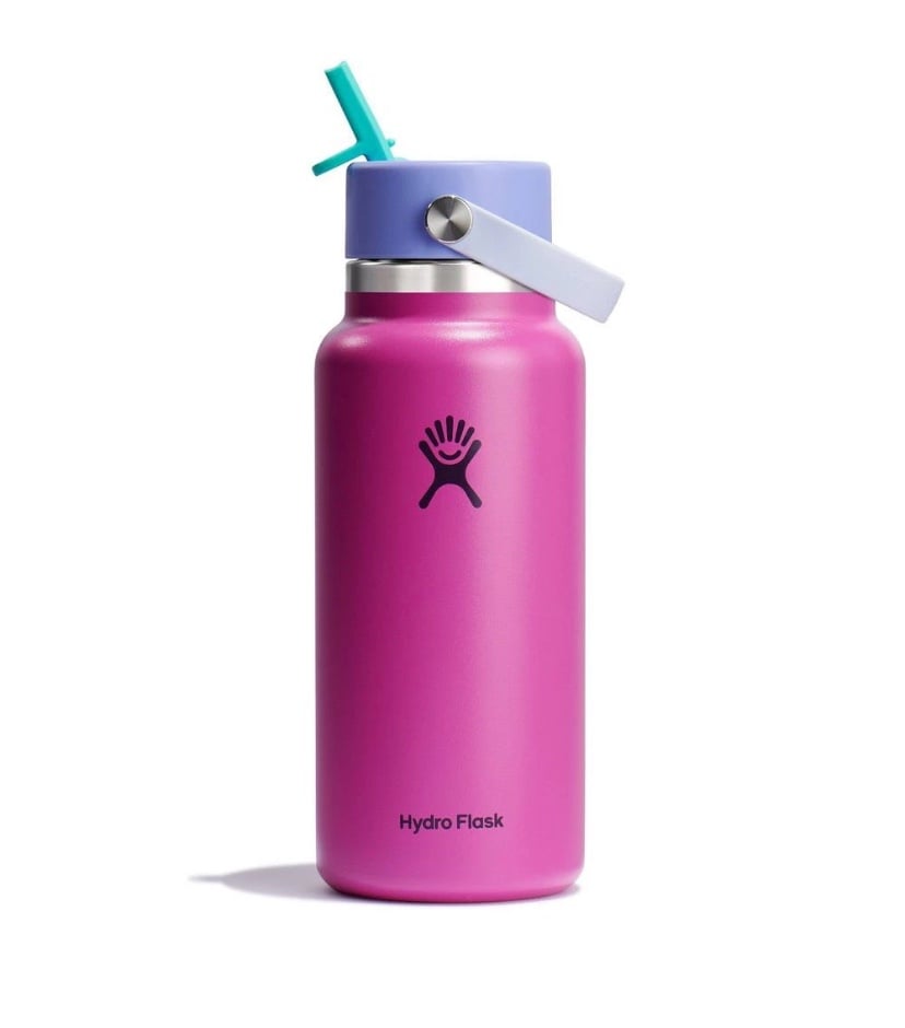 Hydro Flask 32oz Wide Mouth Flex Straw Water Bottle Limited Edition