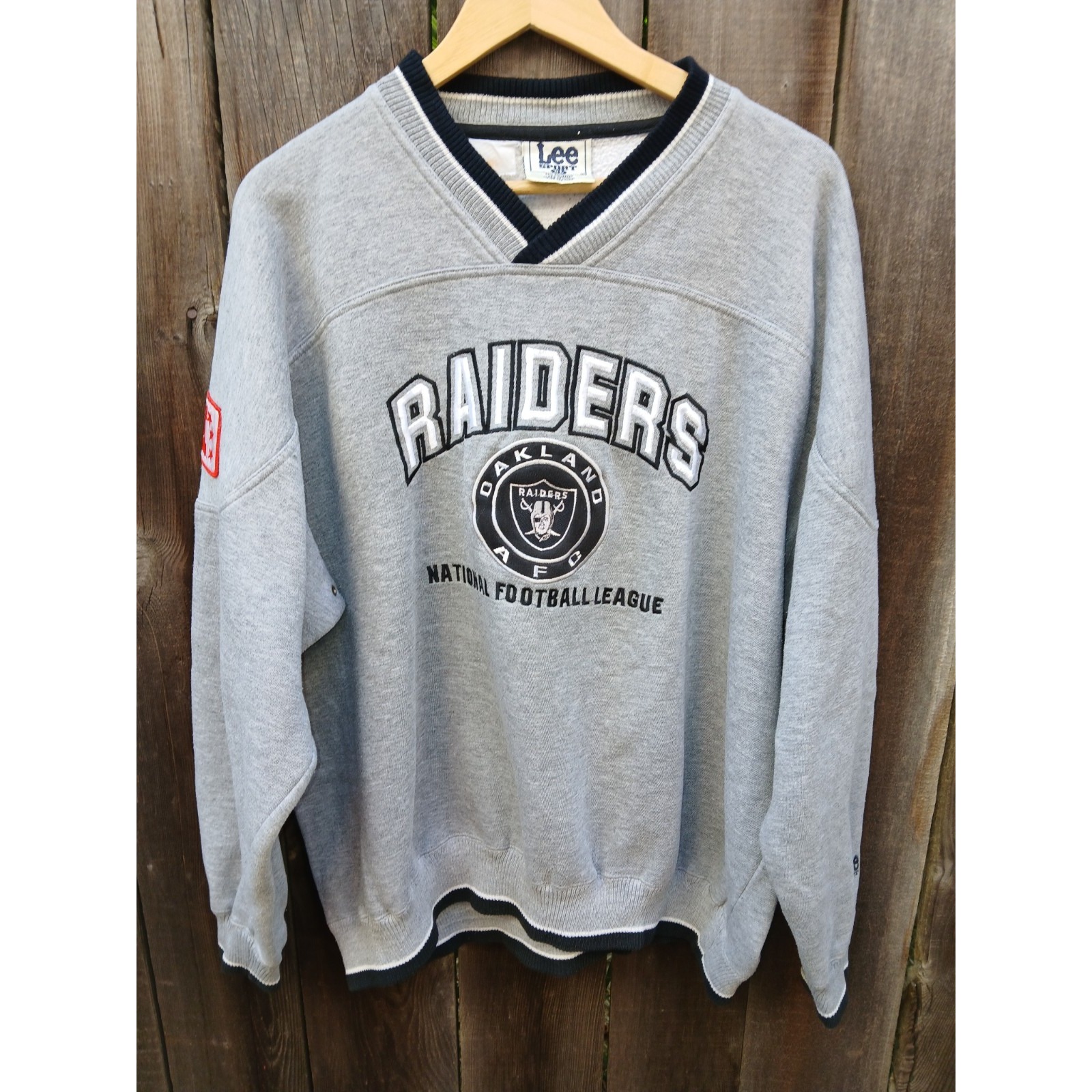 NFL × Oakland Raiders × VintageVintage 90's Oakland Raiders Lee Sport...Xl