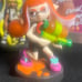 Splatoon Amiibo Lot ( Yellow, Orange And Blue Inkling )