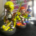 Splatoon Amiibo Lot ( Yellow, Orange And Blue Inkling )
