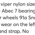 Jackson Supreme Viper Derby Speed Skates