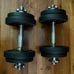 Cast iron adjustable dumbbells (60lbs)