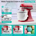Ice Cream Maker Attachment For KitchenAid Compatible with 4.5 Qt Mixer Or Larger