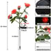 Solar Rose Stake Lights Solar Powered