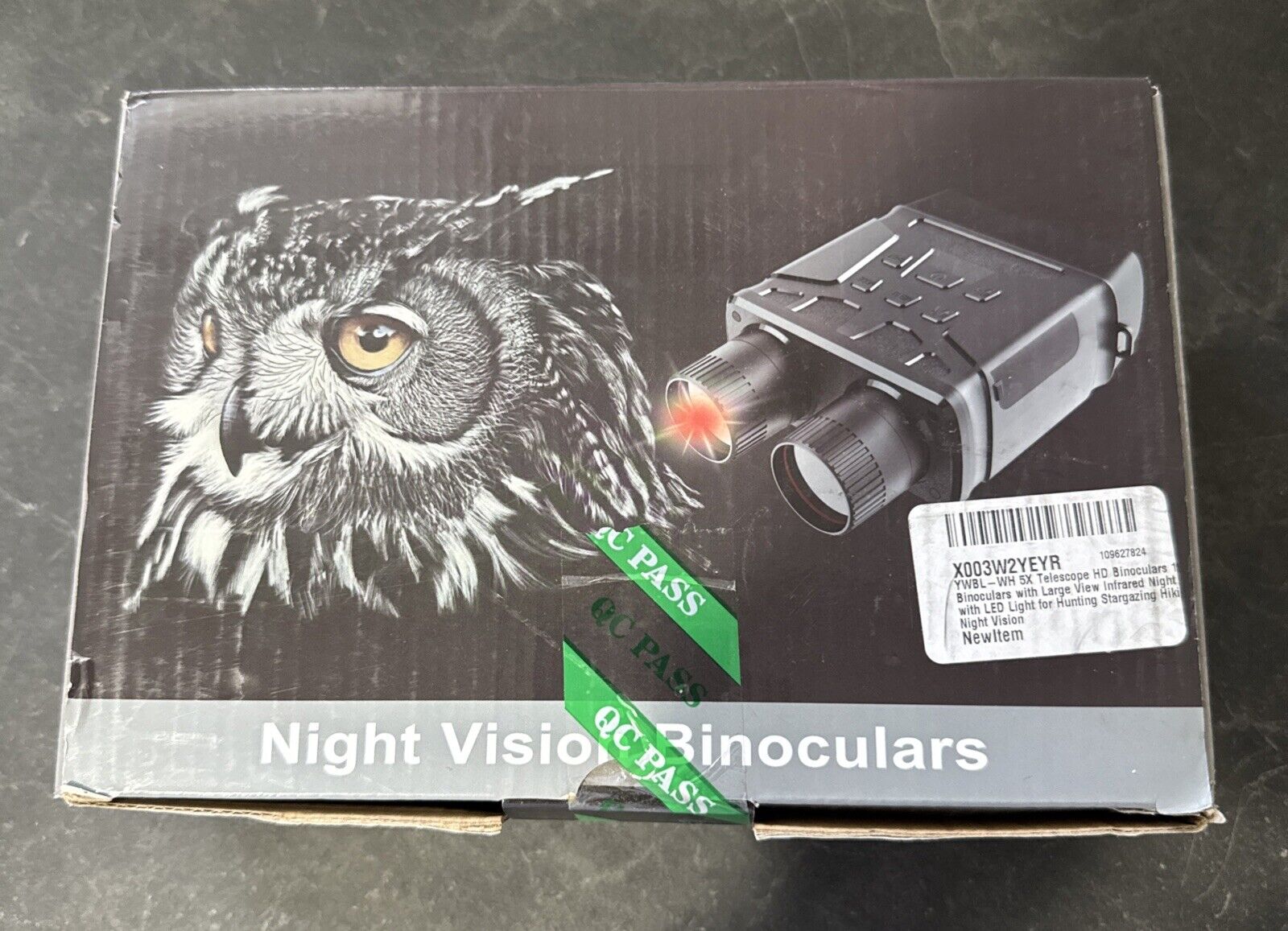 5x Night Vision Binoculars Zoom Digital IR Goggles Hunting 800m Long Range