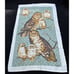 Kay Dee Tea Towel Owls on Branch Bob Gory Pure Linen Woodland Forest KayDee S36