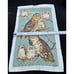 Kay Dee Tea Towel Owls on Branch Bob Gory Pure Linen Woodland Forest KayDee S36