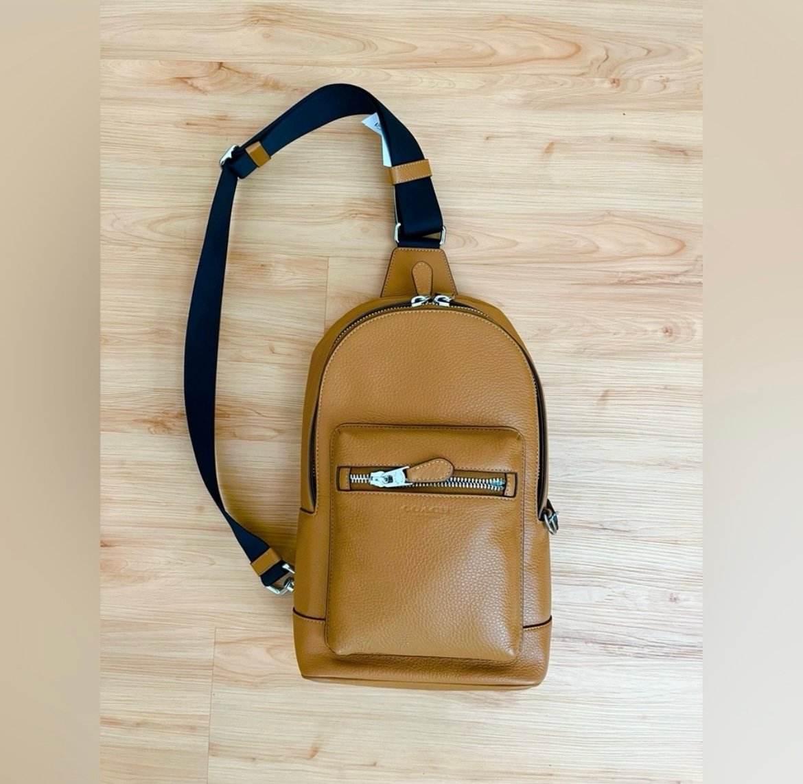 Coach Mens Pebble Leather West Pack # 2540