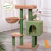 34 Inches Cute Cat Tower with Padded Top Perch