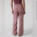 Athleta Cabo Linen Wide Leg Pant NEW Size 7 Tawny Rose