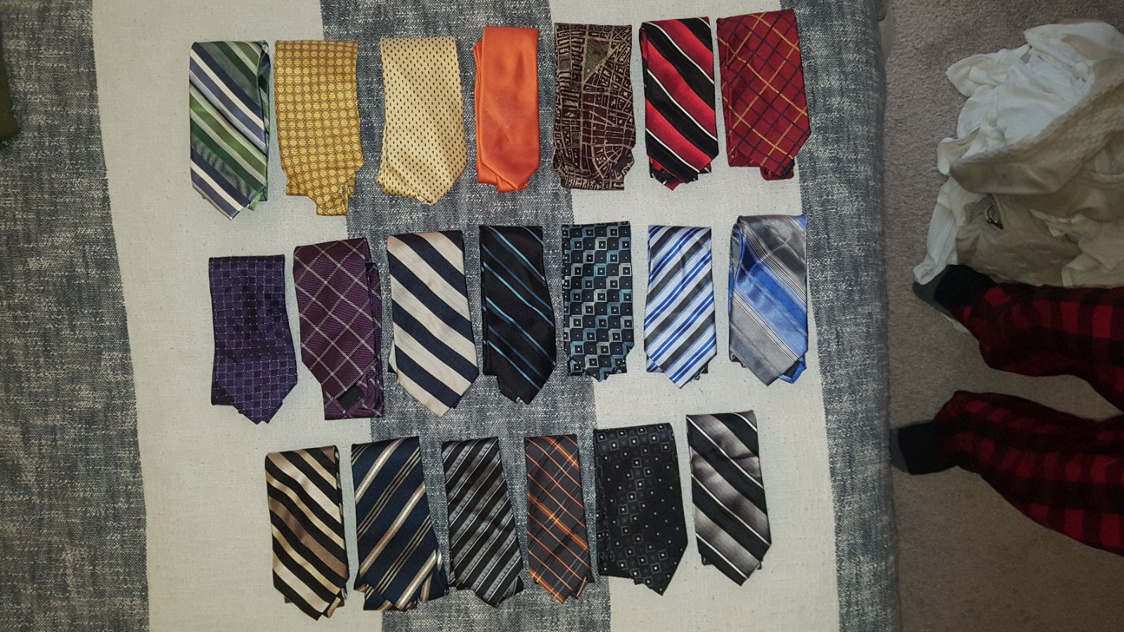 Lot of 20 neck ties