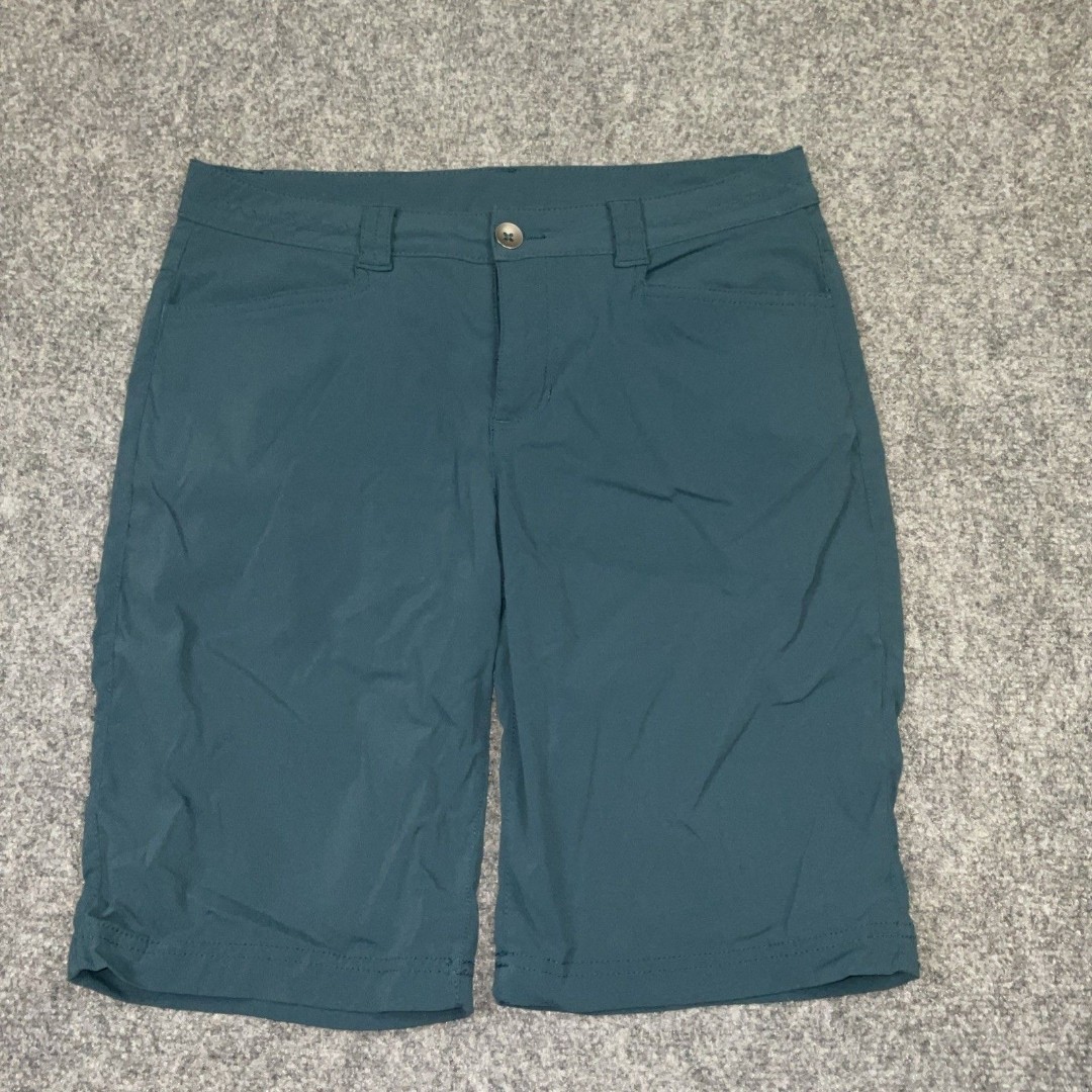 Eddie Bauer Shorts Womens Size 4 Teal Horizon Hiking casual Outdoors