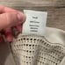 VARLEY Oversized Callie Knit Top Womens Small Egret Neutral Minimalist Old Money