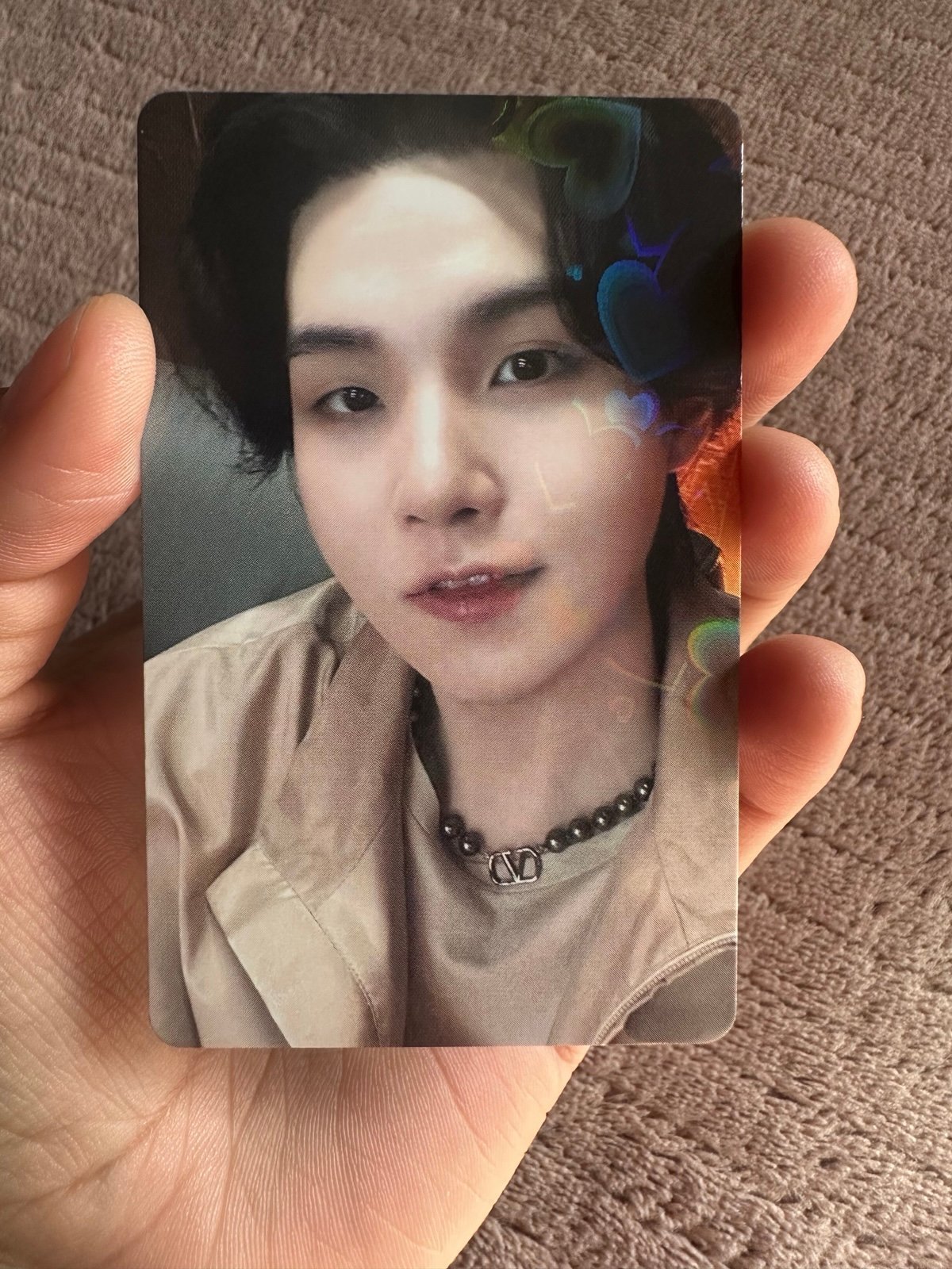 BTS Suga AgustD D-day Japan Holographic Lucky Draw Photocard