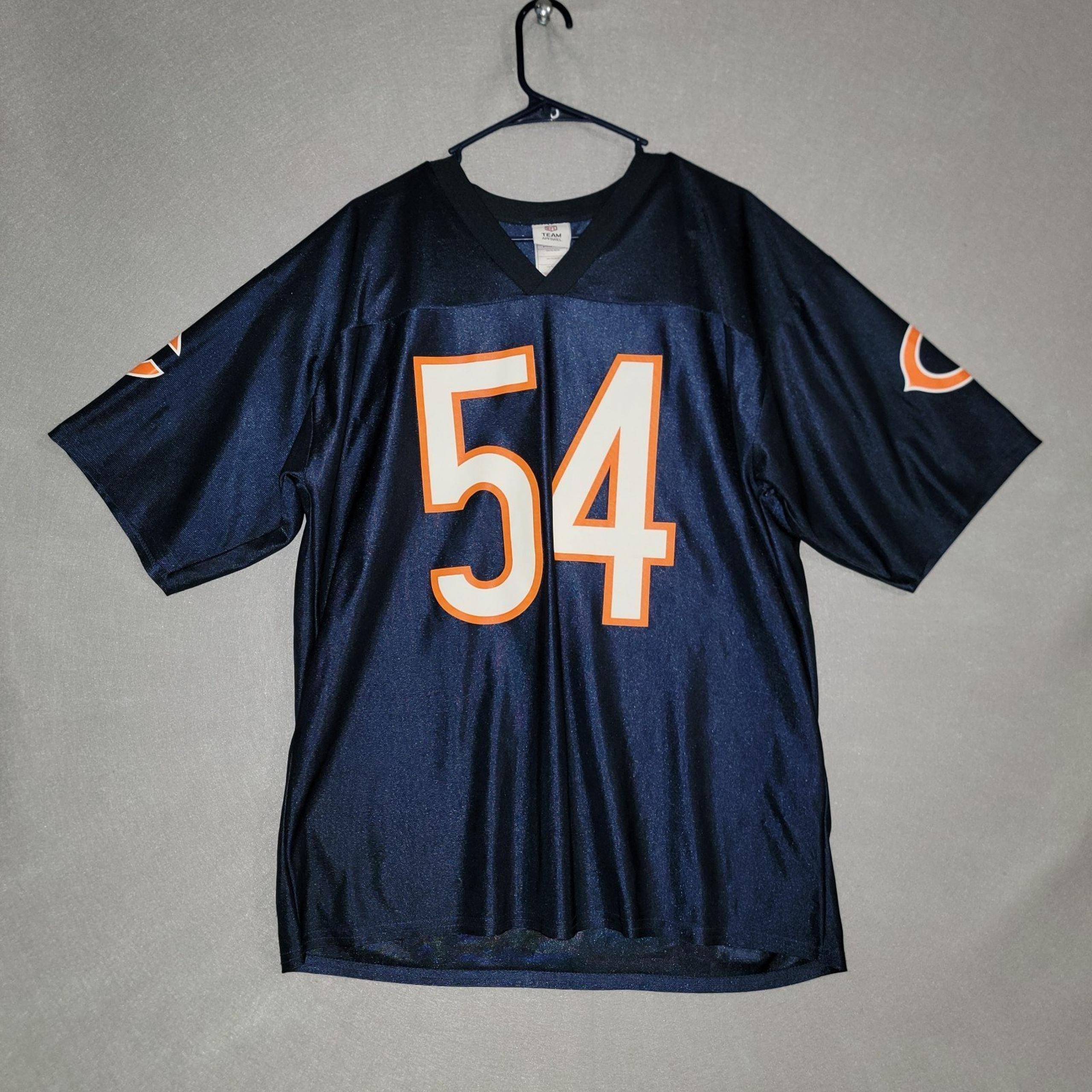 NFL Team Apparel Mens Chicago Bears Brian Urlacher #54 Jersey Size Large