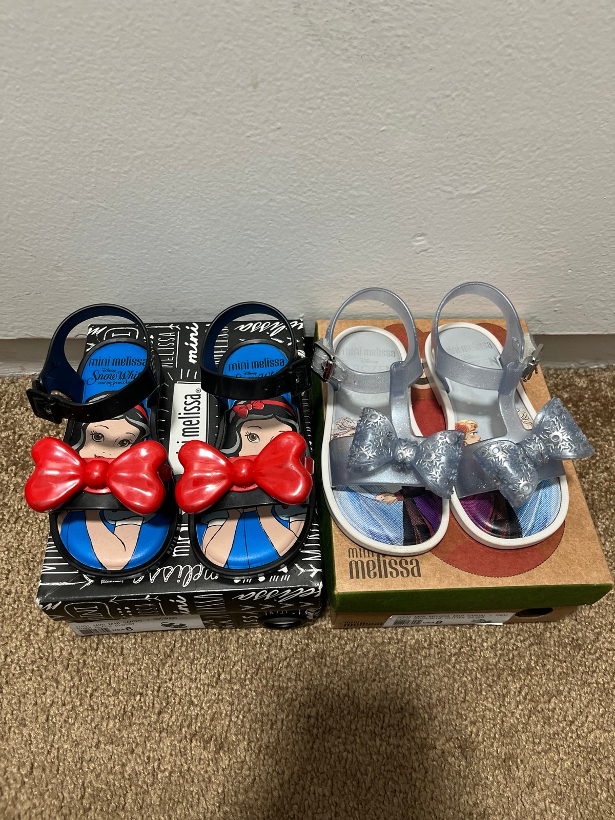 Mini Melissa Sandals size 8
