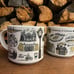 2 Starbucks University of Colorado coffee cups mugs Boulder Campus CU Buffs set
