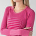 LULULEMON Swiftly Tech Long Sleeve Crew in Heathered Berry Rumble