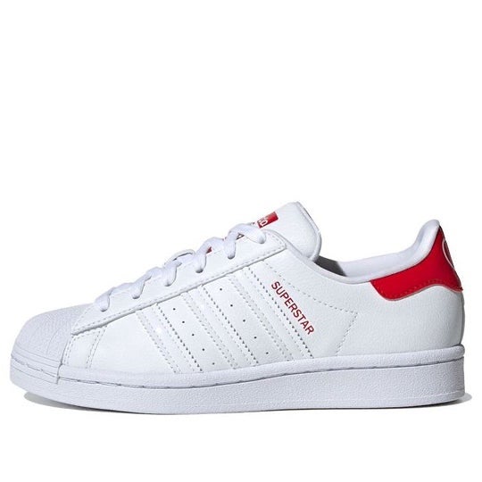 Adidas Originals Superstar J 'White Scarlet' FW0817 Size 5Y/ Women’s 6.5