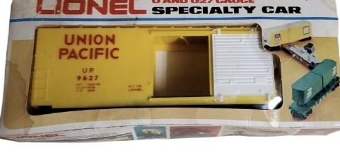 Lionel 0 and 027 Specialty Car Union Pacific Piggyback Flat Car